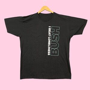 Bush I Beat Loneliness Tour Stops Rock Band Tee XXL